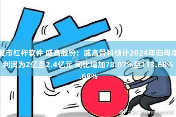 股市杠杆软件 威高股份：威高骨科预计2024年归母净利润为2亿至2.4亿元 同比增加78.07%至113.68%